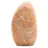 Bloco de pedra lunar rosa de microline natural polido