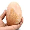 Pedra da lua rosa de microline natural - 1