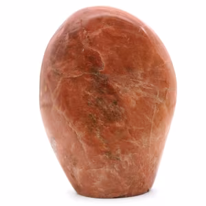 Pedra lunar rosa de microline natural