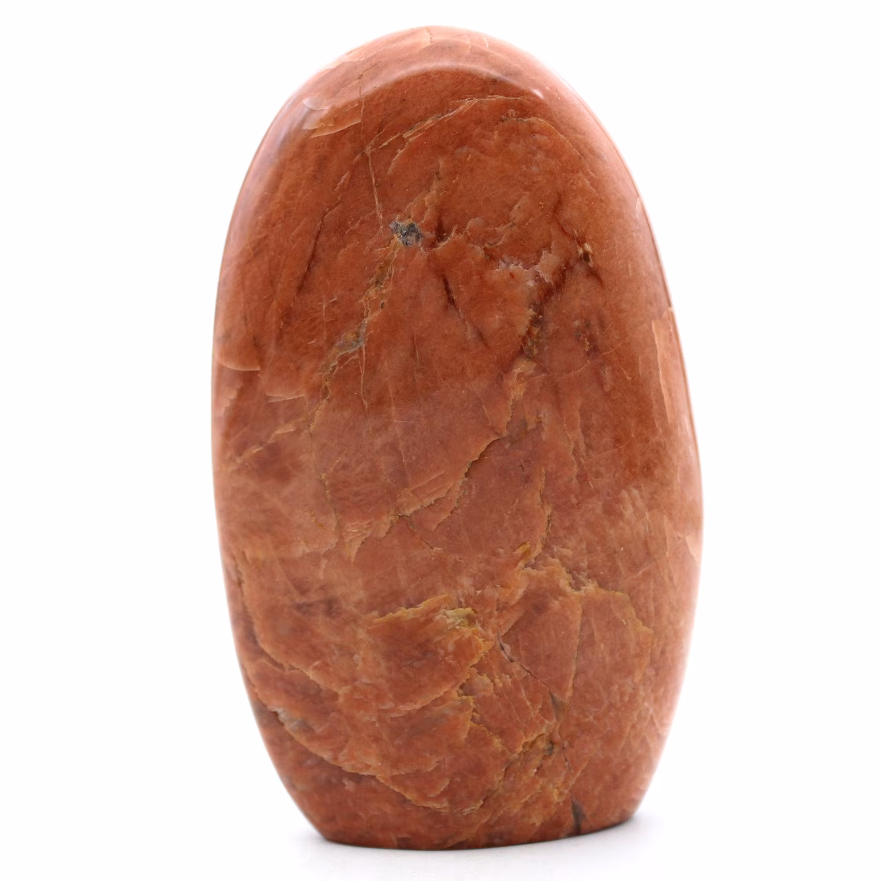 Pedra lunar de microlinhas rosa de Madagascar