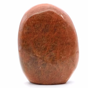Pedra da lua rosa de microline natural decorativa