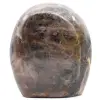 Pedra da lua negra, pedra ornamental com microlinhas de Madagascar - 0