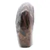 Pedra da lua negra, pedra ornamental com microlinhas de Madagascar - 2