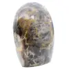 Pedra da lua negra, pedra ornamental com microlinhas de Madagascar - 4