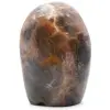 Pedra lunar negra de microlinhas de Madagascar - 0