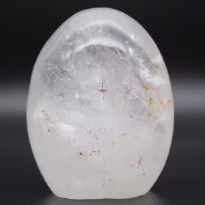 Pedra ornamental de cristal de rocha de quartzo de Madagascar