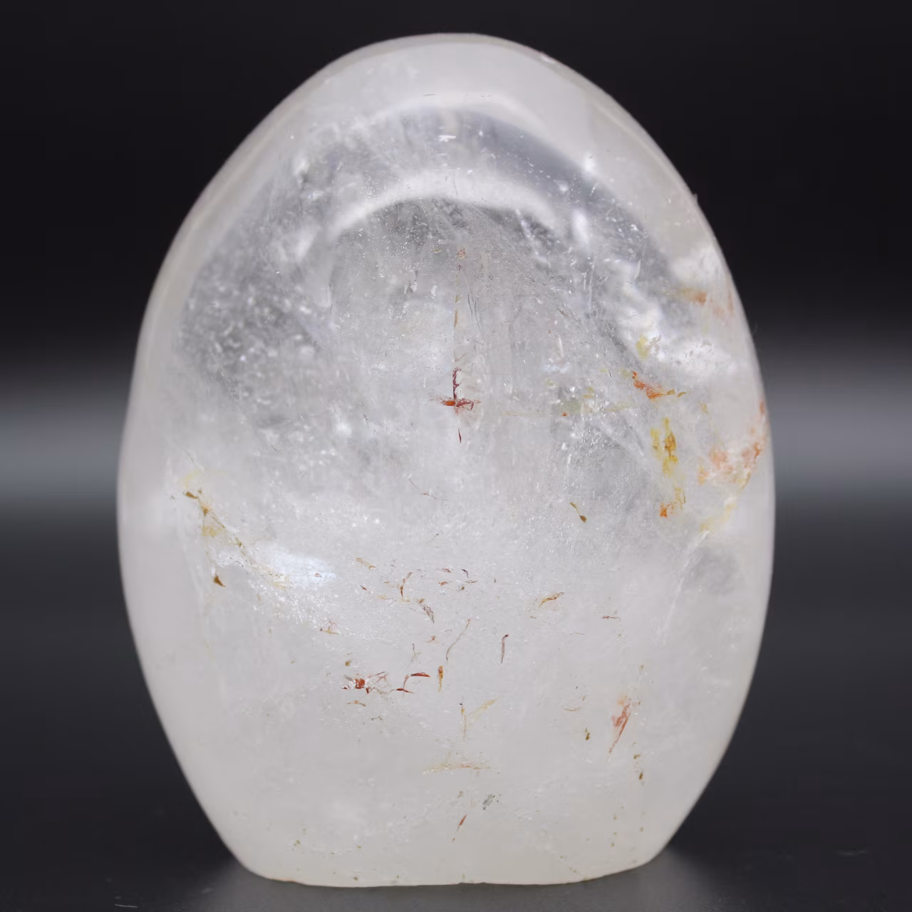 Pedra ornamental de cristal de rocha de quartzo de Madagascar