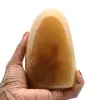 Pedra de calcita de mel natural - 1