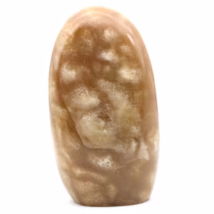 Bloco de calcita mel natural polido