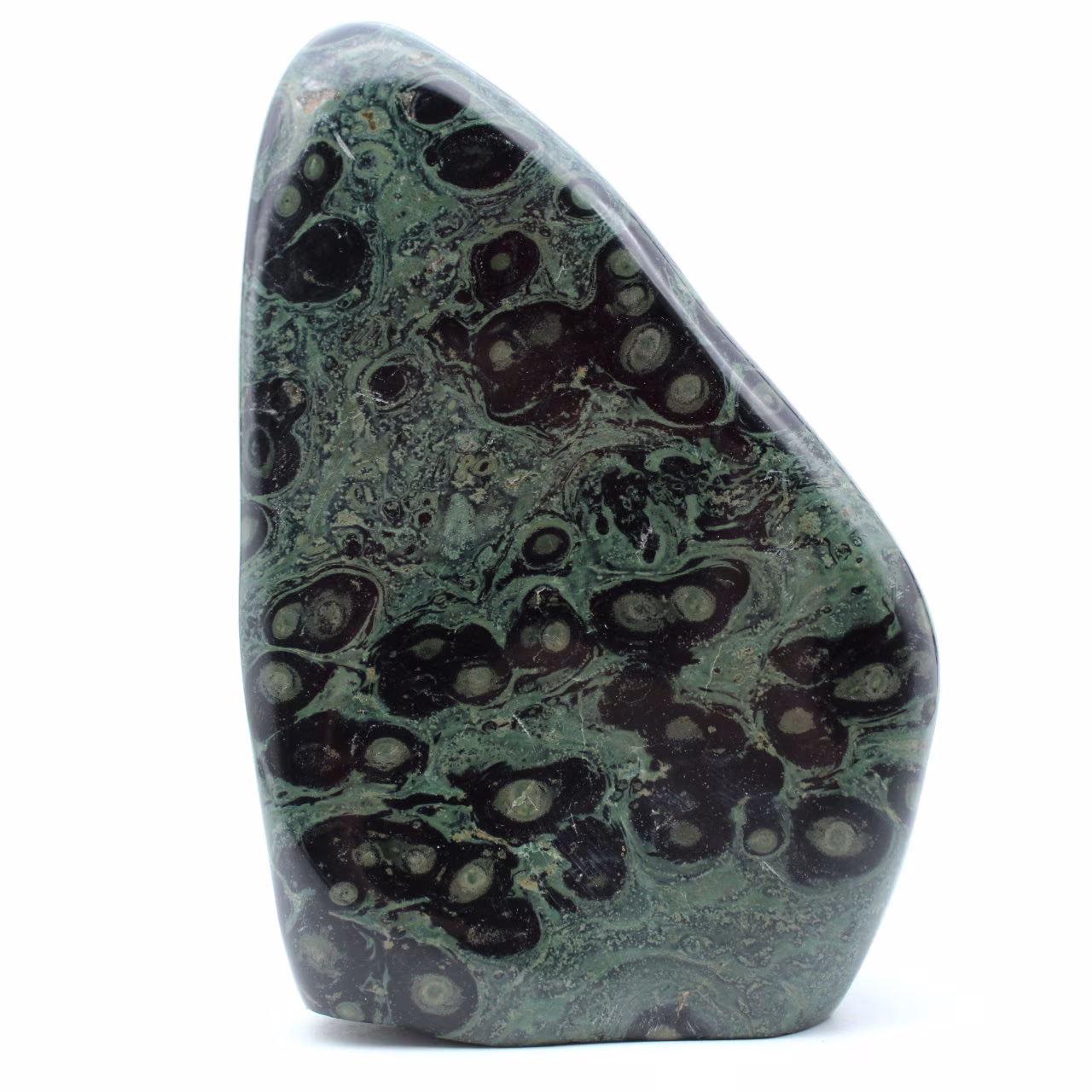 Bloco de jaspe kambamba natural polido