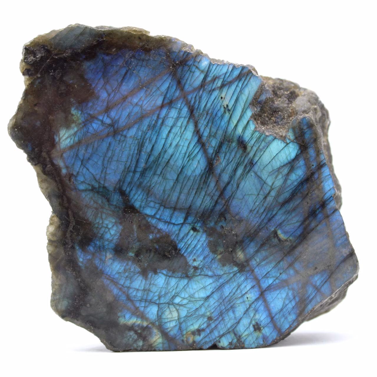 Labradorite decorativo polido lado