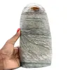 Pedra de Jasper com Fita Cinza Natural - 0