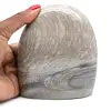 Pedra de jaspe de fita cinza de forma livre - 0