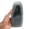 Forma livre de jaspe verde estriado - 1