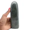 Forma livre em pedra jaspe verde estriada - 1