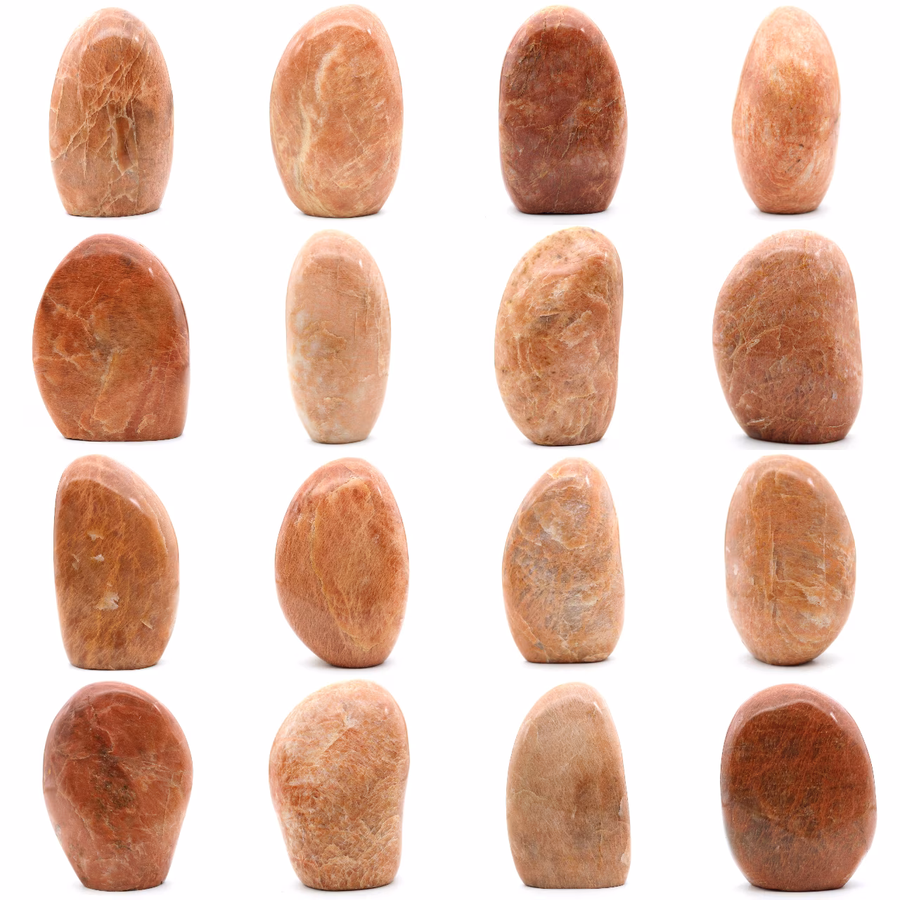 Decoração de pedra da lua rosa de microline