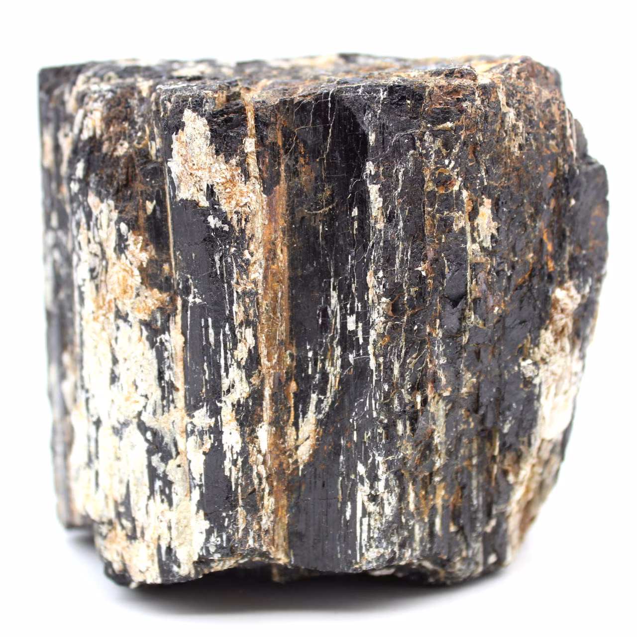 Cristal de turmalina negra