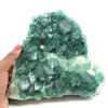 Quase 4 quilos de cubos de fluorita verdes cristalizados - 0