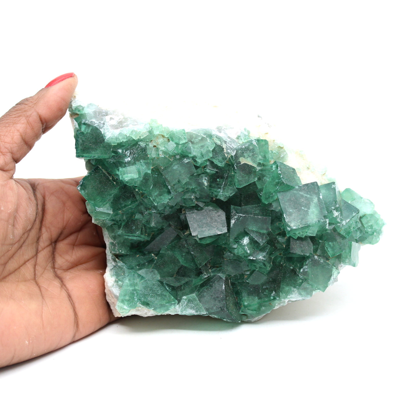 Fluorita de Madagascar em cristais
