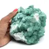 Cristais cúbicos naturais de fluorita na matriz - 0