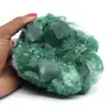 Cristais naturais cúbicos de fluorita - 0