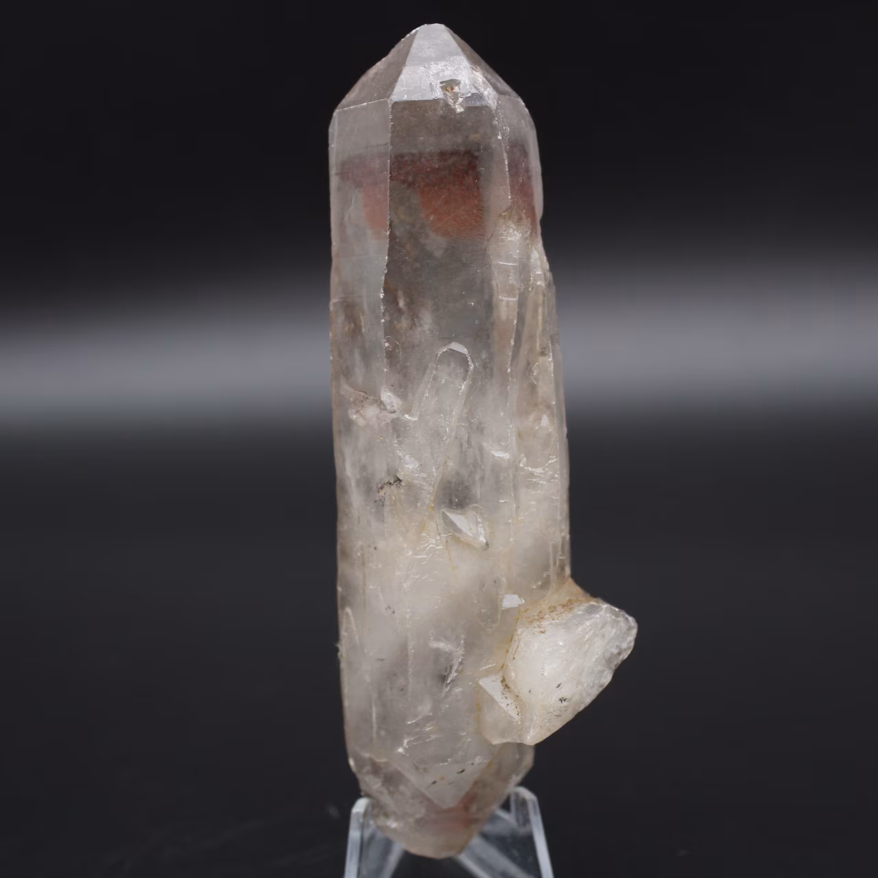 Cristal de quartzo fumê bi-acabado