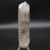 Cristal bi-terminado de quartzo fumê natural - 0