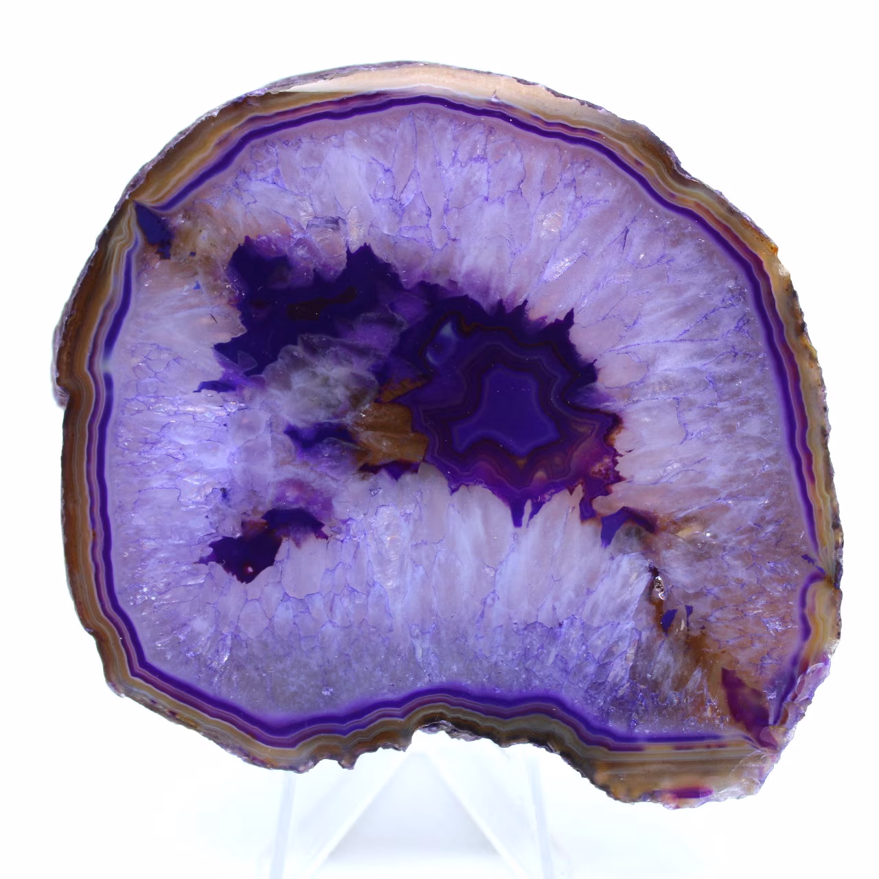 mineral ágata roxa