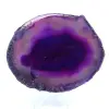 Pedra de ágata violeta do Brasil - 0