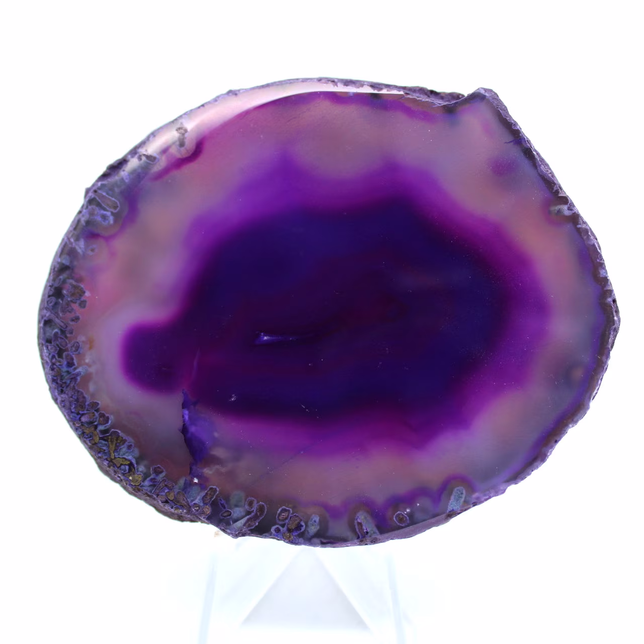 Pedra de ágata violeta do Brasil