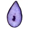 Pedra decorativa em ágata roxa - 0