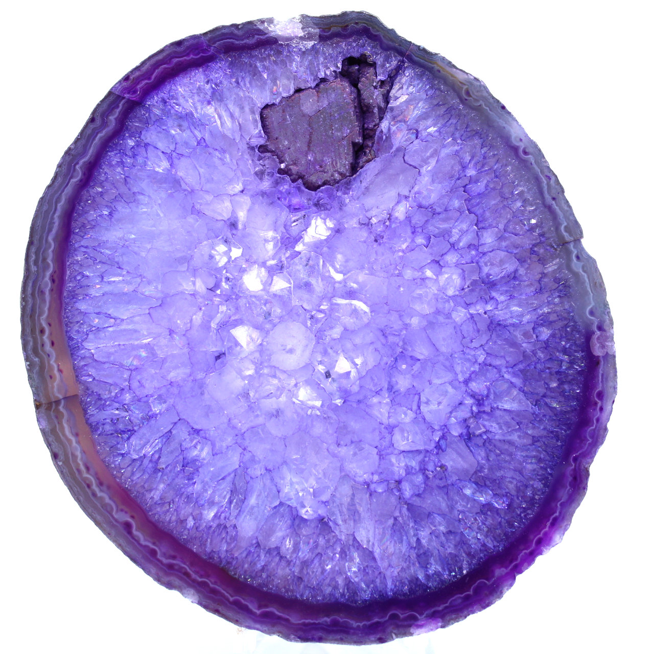 mineral ágata roxa