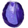 Pedra de ágata violeta do Brasil - 0