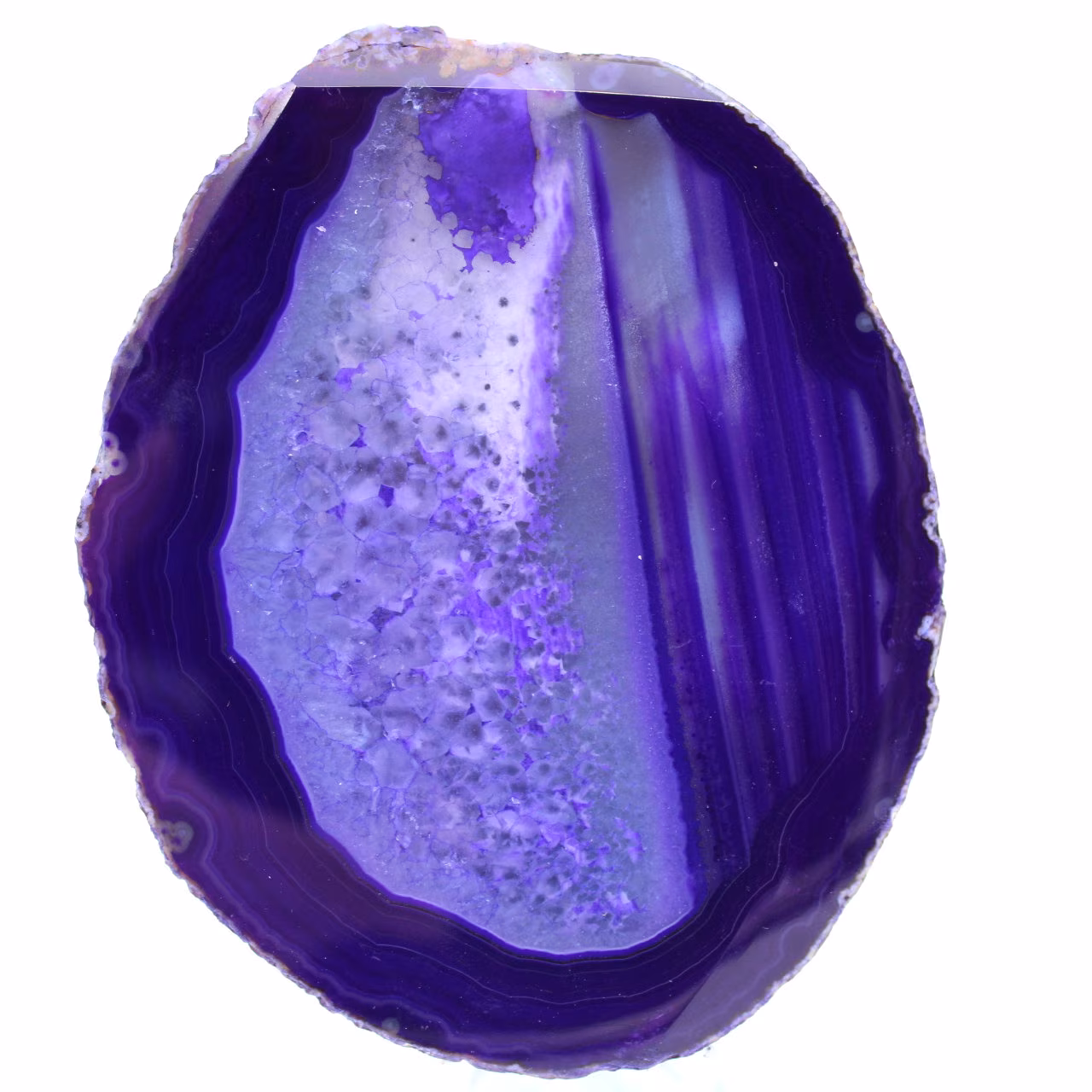 Pedra de ágata violeta do Brasil