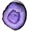 Pedra de ágata violeta do Brasil - 0