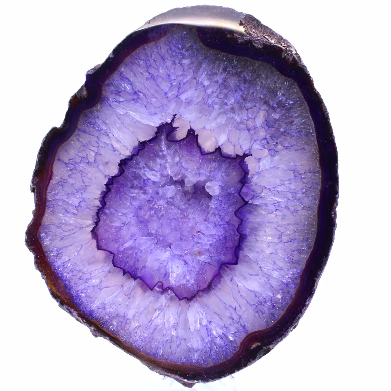 Pedra de ágata violeta do Brasil