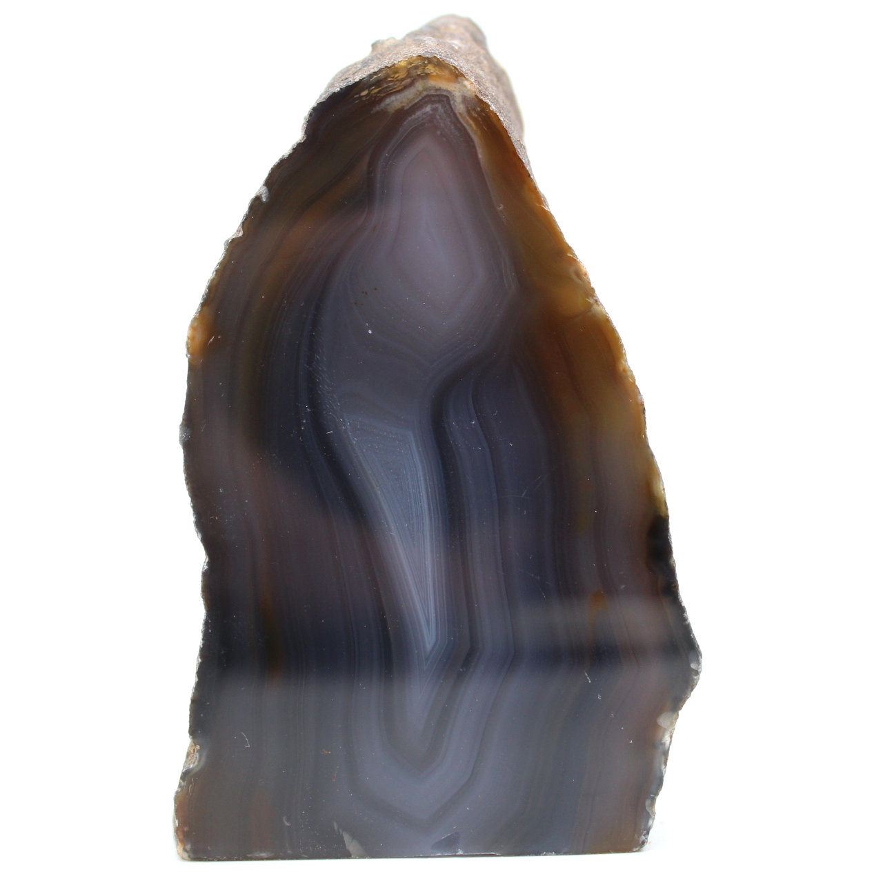 decoração de ágata mineral