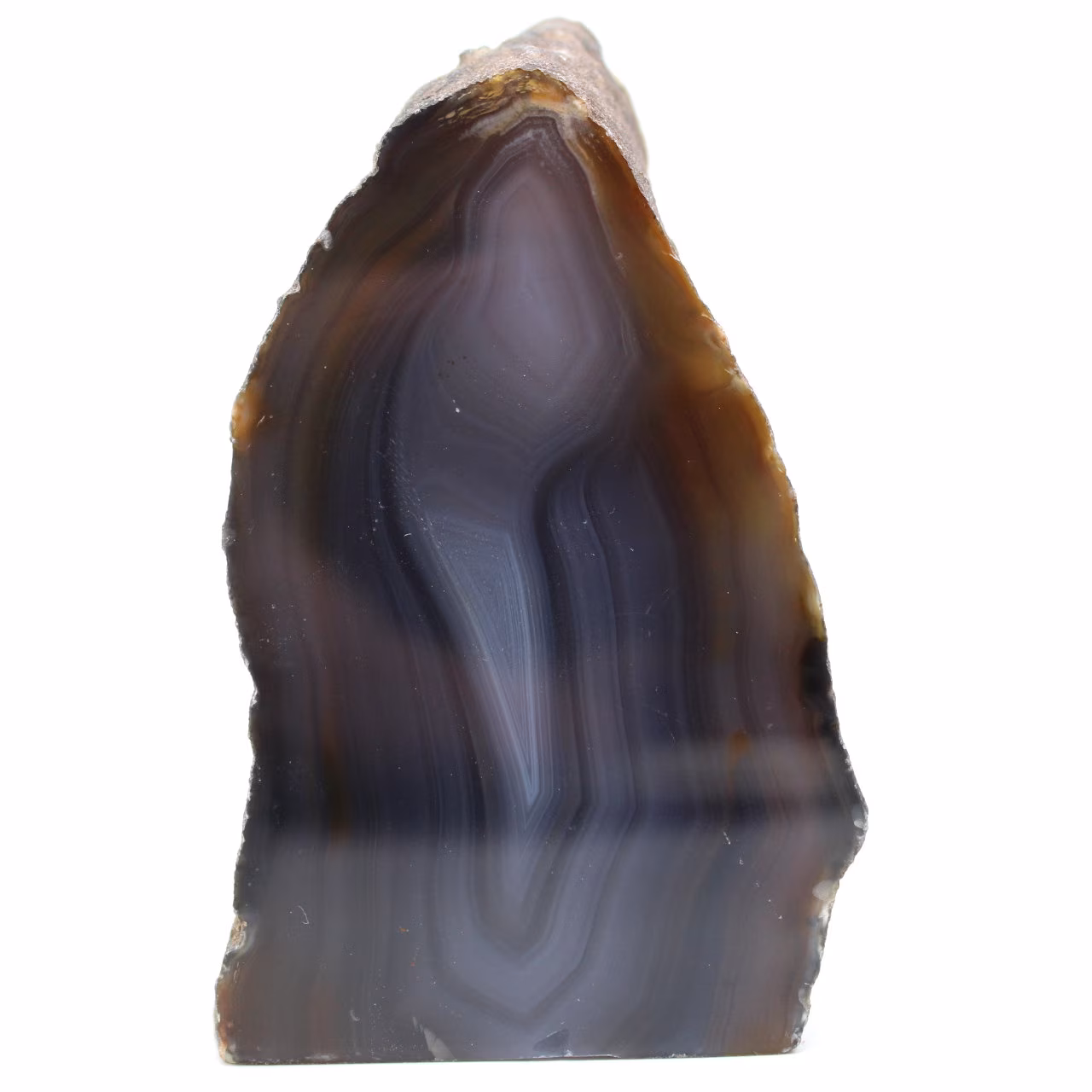 decoração de ágata mineral