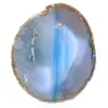 pedra decorativa ágata azul - 0
