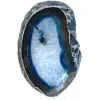 Fatia de ágata azul mineral - 0