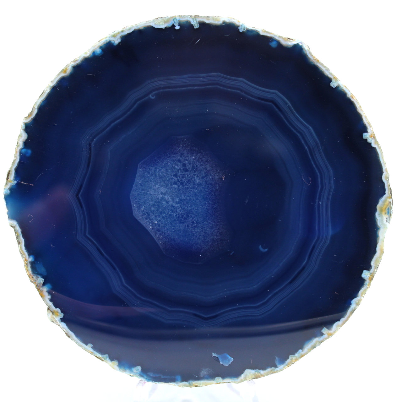 ágata azul ornamental