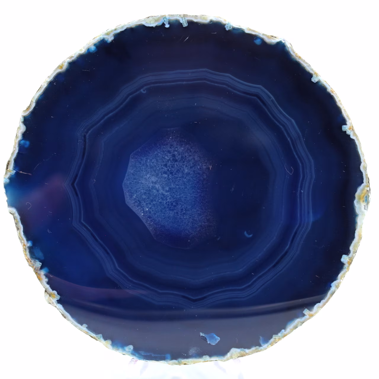 ágata azul ornamental