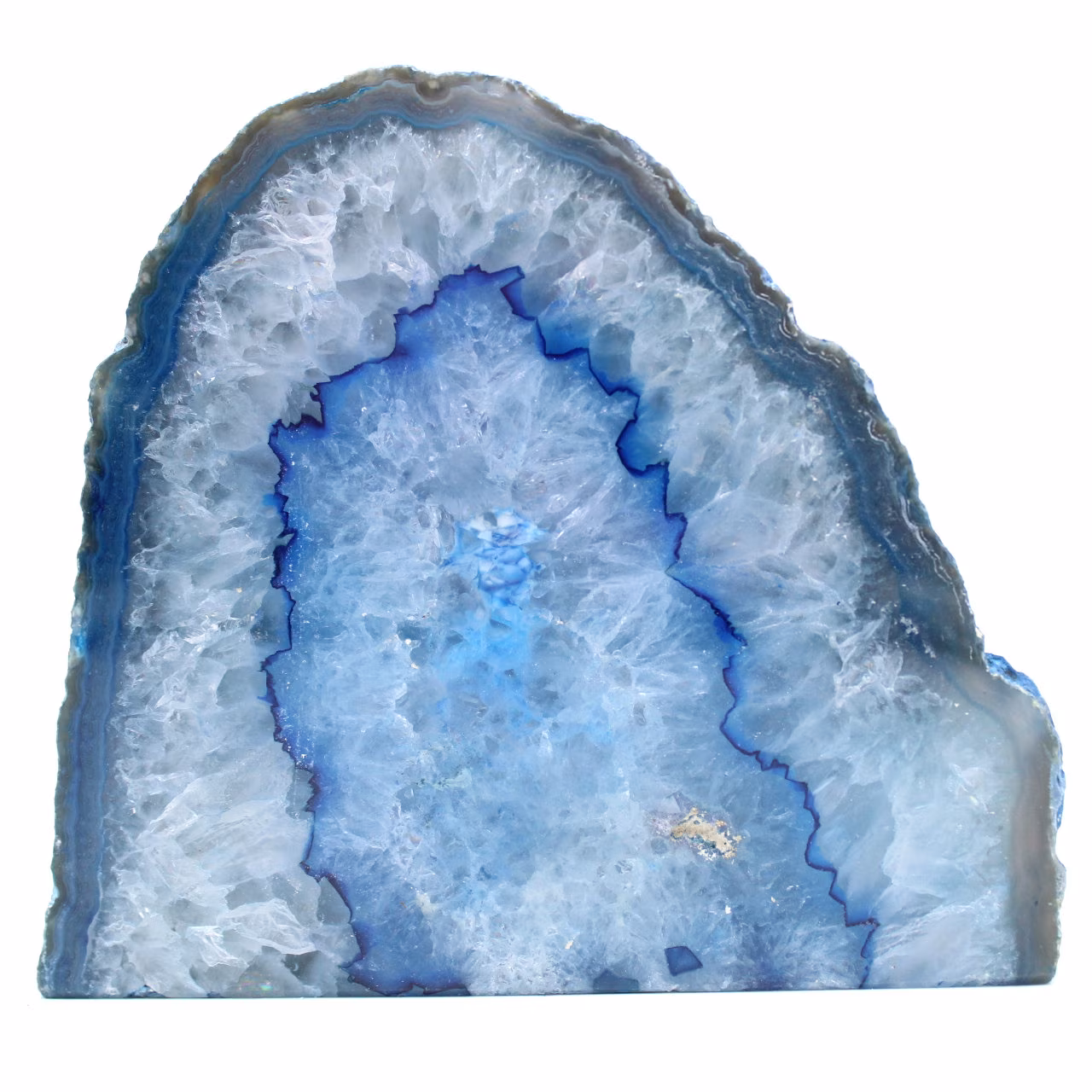 Ágata azul decorativa