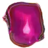 pedra ágata rosa - 0