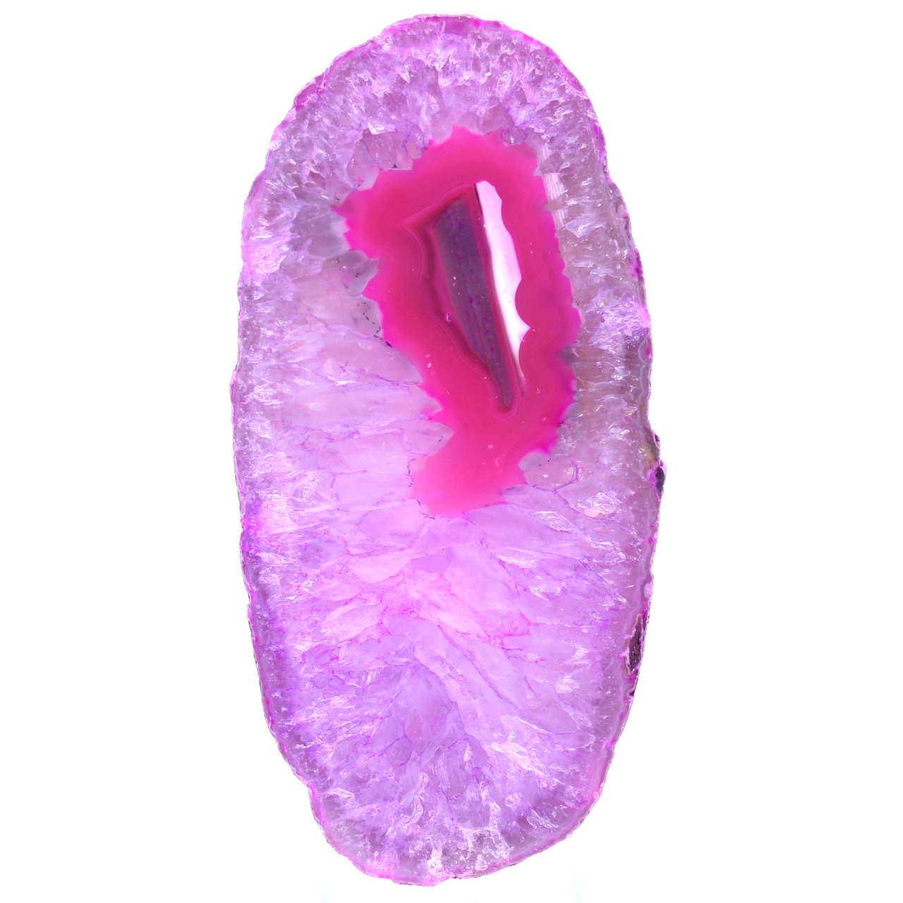 decoração de ágata rosa