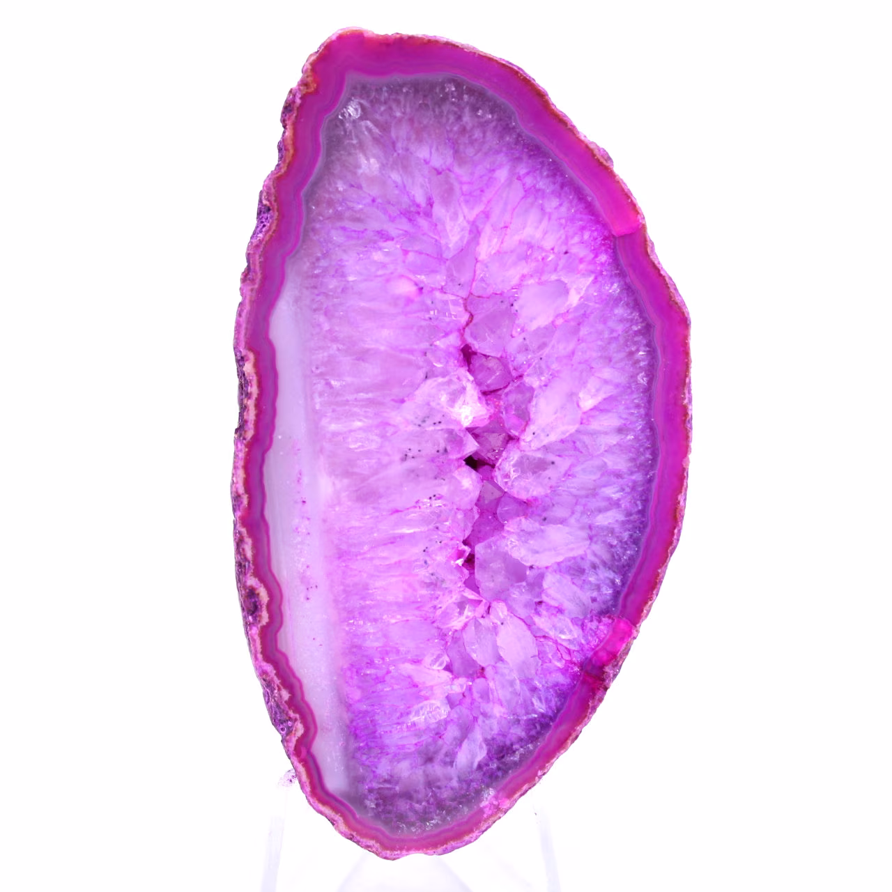 decoração de ágata rosa