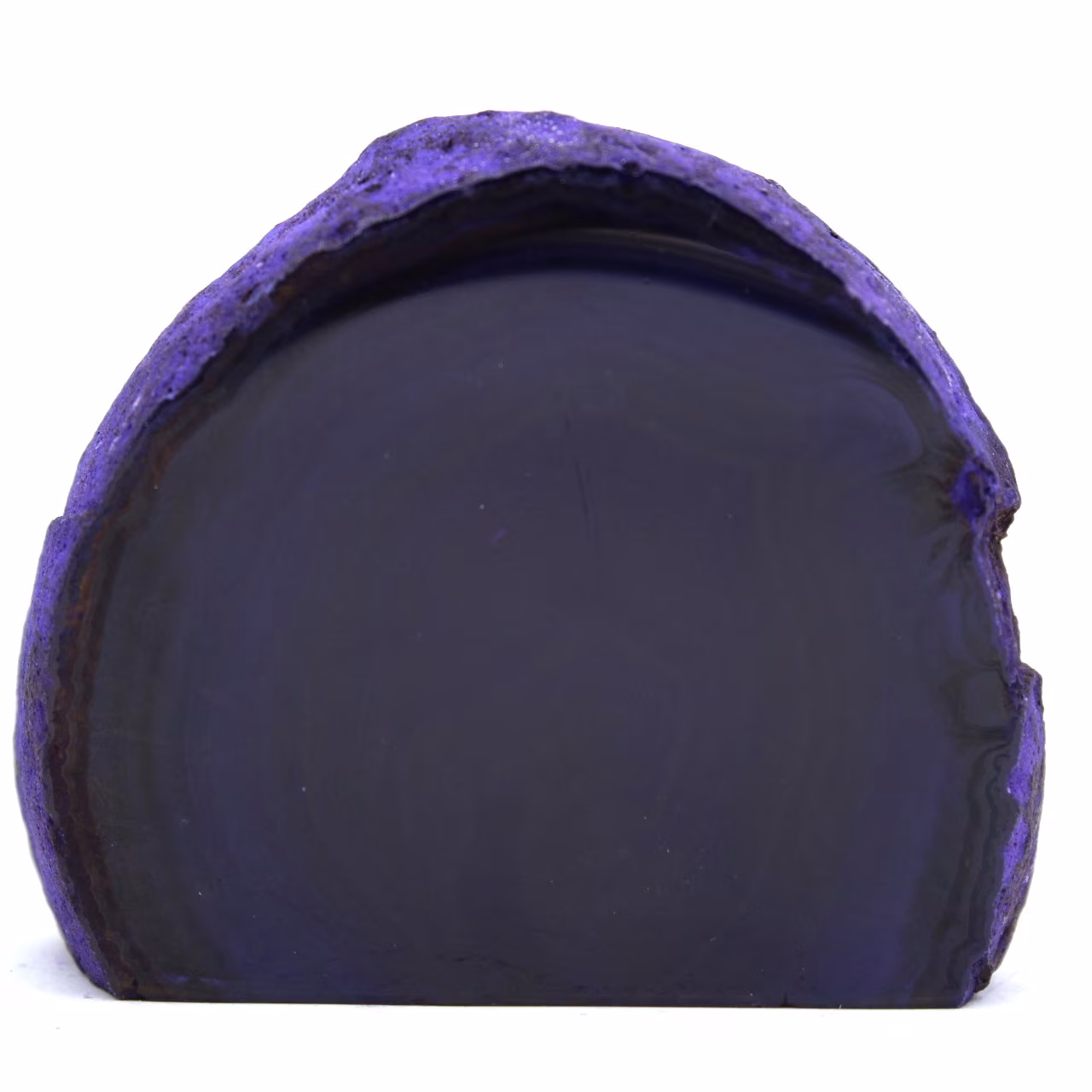 Decoração de ágata roxa mineral