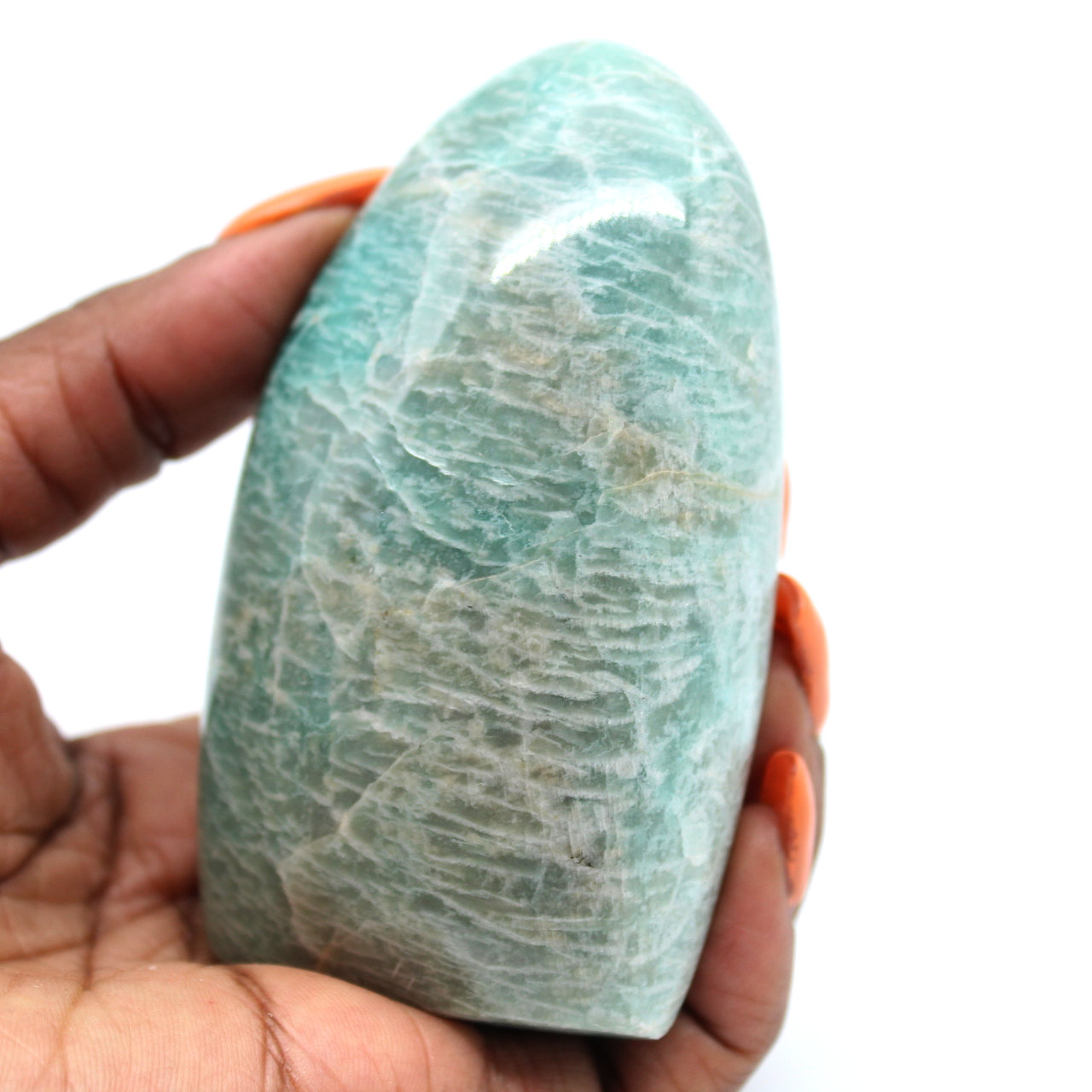 pedra amazonita polida