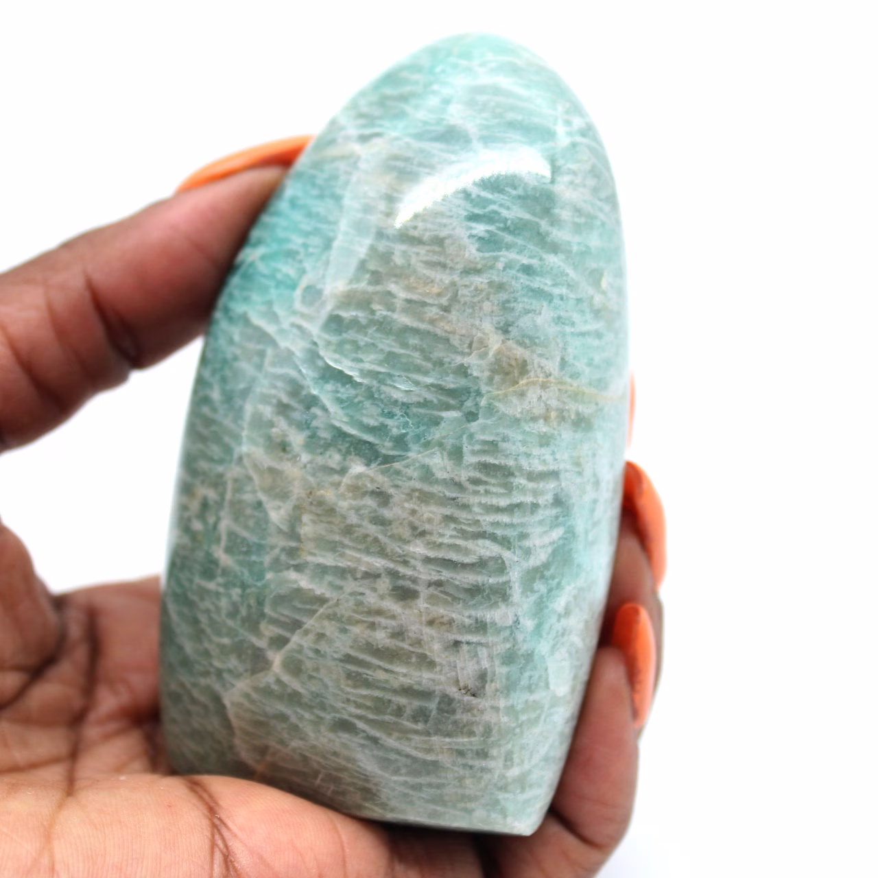 pedra amazonita polida