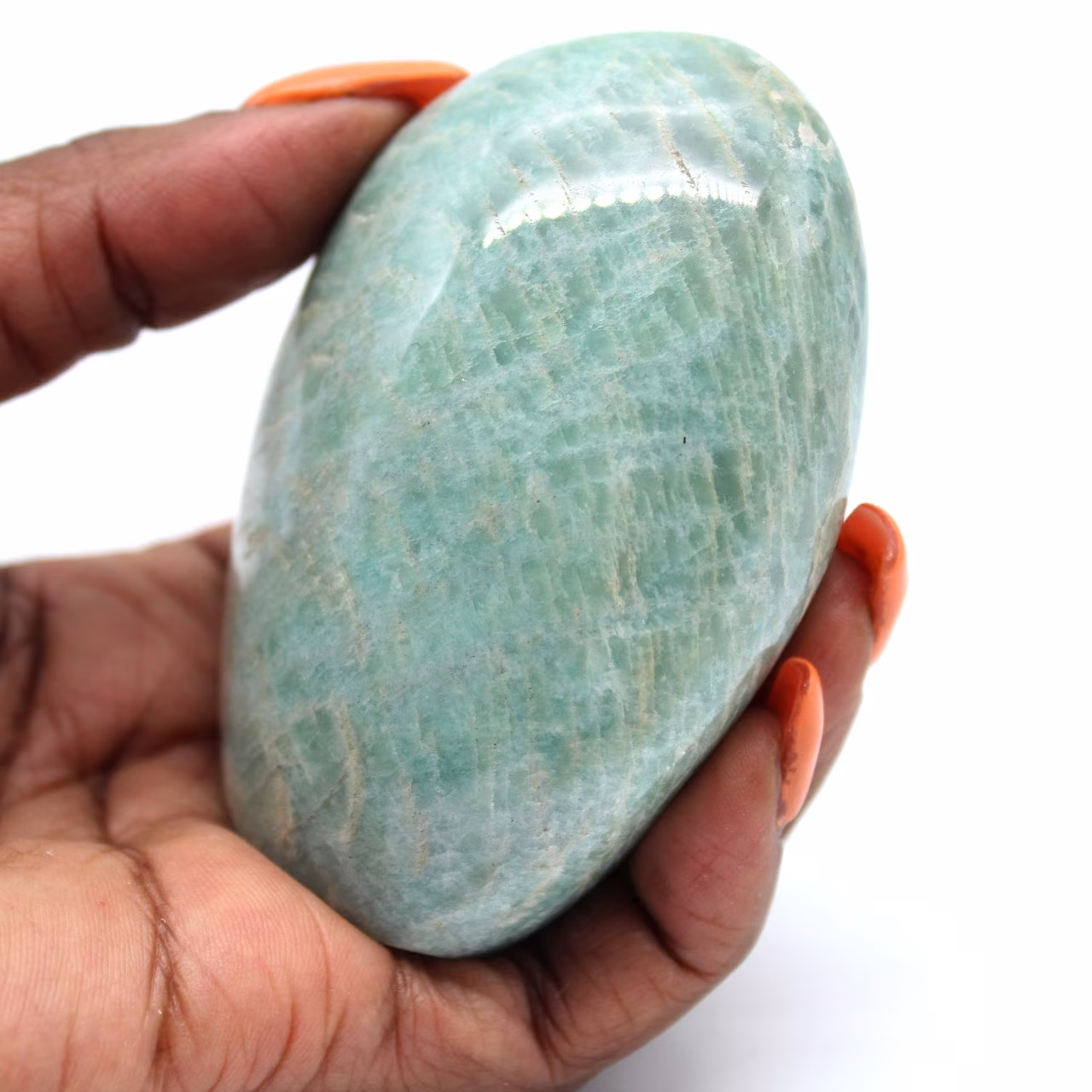 Amazonita natural polida
